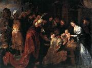 RUBENS, Pieter Pauwel Adoration of the Magi oil painting on canvas